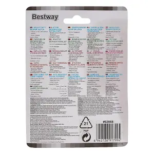 Bestway Heavy Duty Inflatables 2.5" x 2.5"/6.5cm x 6.5cm Repair Patch