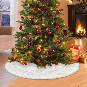 Faux Fur Tree Skirt