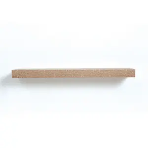 Shelf Depot Oak Floating Shelf (L)600mm (D)230mm, Pack of 2