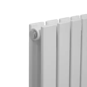 Designer Flat Radiator - 1600 x 420mm - White