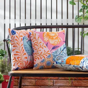 furn. Melhoun Floral Polyester Filled Outdoor Cushion