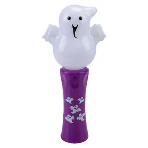 Halloween Flashing Wands Accessory Halloween Party, Trick or Treat 18.5cm Ghost