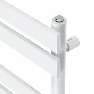 Right Radiators 1600x600 mm Designer Flat Panel Heated Towel Rail Radiator Bathroom Warmer Heating White