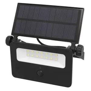 Sealey Extra Slim Solar Motion Sensor Floodlight 16W SMD LED With Bracket LED16S