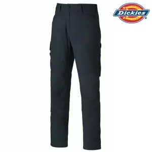 Dickies Flex Work Trousers Multi Pocket with Knee Patches - 28" Waist 32" Leg - Black