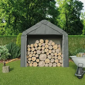 6ft. W x 6ft. D Polyethylene Apex Garage Shed