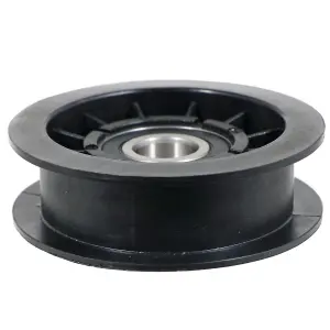 SPARES2GO Flat Idler Pulley for John Deere L120 20 L130 23 HP 48 Inch Deck Tractor Lawnmower