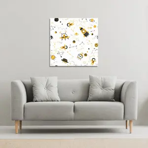 Space Pattern (Canvas Print) / 77 x 77 x 4cm