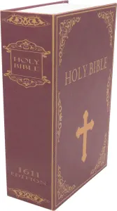 Key Lock Bible Book Hidden Cash Document Valuables Safe Box