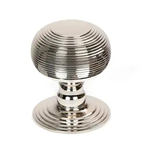 From The Anvil Polished Nickel Beehive Centre Door Knob