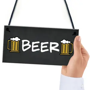 Sign Hanging Home Bar Man Cave Pub Garage Sign Gift Bar Decor