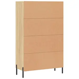 Madonia 69.5cm Wide 1 Drawer Highboard Sonoma Oak