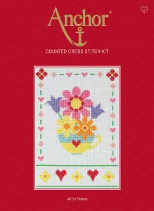 Counted Cross Stitch Kit: Essentials: Maggie Magoo: Folk Floral