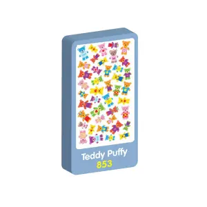 Purple Peach Elite Teddy Bear Sticker Multicoloured (One Size)