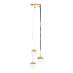 Interiors by Premier Revive Gold Finish Pendant Light