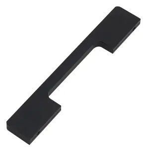 Kitchen Cabinet Bar Handle Matte Black Kitchen Cupboard Handles D Shaped Drawer Pull Handle,Pair L 15cm