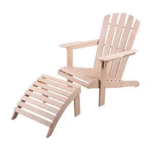 Alfresia Adirondack Chair with Footrest