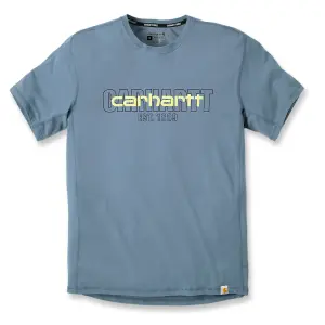 Carhartt Force Relaxed Fit Midweight Short Sleeve Logo Graphic T-Shirt Thundercloud XL