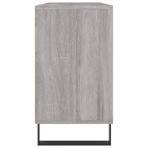 Berkfield Bathroom Cabinet Grey Sonoma 80x33x60 cm Engineered Wood