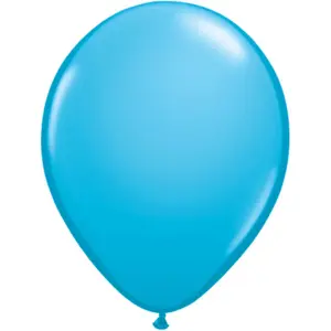 Qualatex 11 Inch Round Plain Latex Balloons (100 Pack) Robins Egg (One Size)