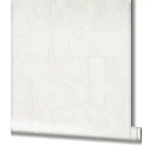 Galerie Air Collection White Graphical Effect Textured Wallpaper Roll