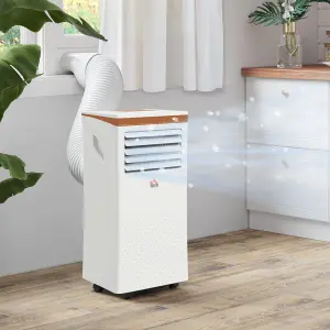 HOMCOM 7000 BTU Portable Air Conditioner 4 Modes LED Display Timer Home Office