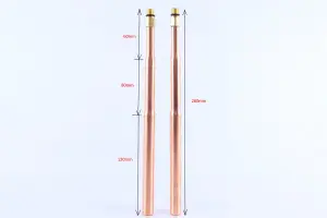 Warmer System M10 x 15mm Copper Tap Tails for Monobloc, Basin and Sink Mixers,Tap Tails Connector for Mixer Taps