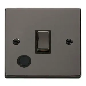 Click Scolmore Deco Flex Outlet Switch 20A 2 Pole Black Nickel - VPBN522BK