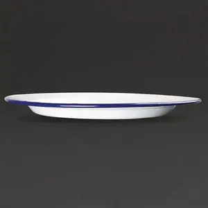 Olympia Enamel Dinner Plates 245mm (Pack Of 6)