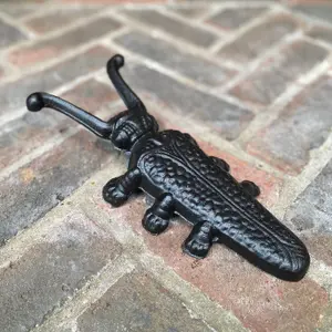 Set of 2 Cast Iron Beetle Boot Jack Pulls