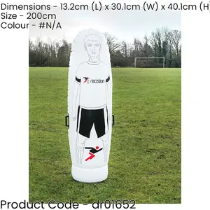 175cm Inflatable Football Mannequin - Blow Up Dummy Defender Freekick Training