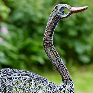 Guska the Standing Duck Wire Garden Ornament