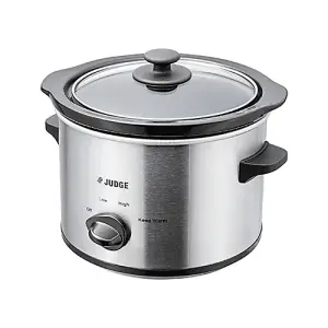 Judge Stainless Steel Slow Cooker 1.5ltr