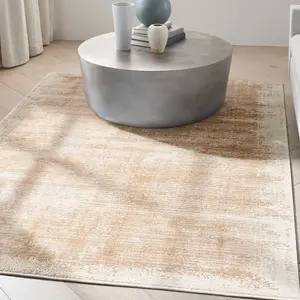 Rose Gold Abstract Modern Easy to clean Rug for Bedroom & Living Room-119cm X 180cm