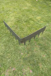 lawn edging 150 mm high , corten steel , border edging , Metal Border Edging , rusty edging , lawn edging , 5 Lengths per pack