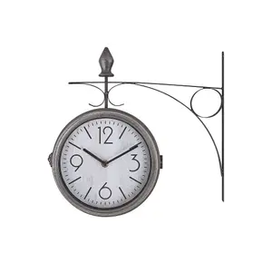 Wall Clock ROMONT Metal Silver