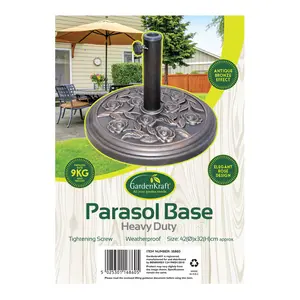 Dardel 9kg Resin Free Standing Umbrella Base