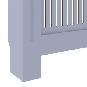 Berkfield MDF Radiator Cover Grey 205 cm