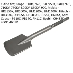 110 x 460mm Clay Breaker Spade Bit - Kango 900 - Impact Demolition Chisel