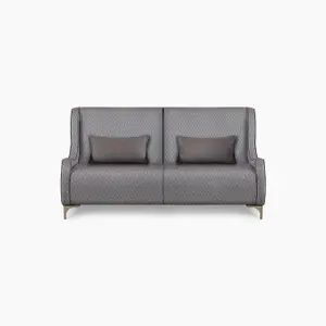 Emelda Grace Phluid Large Sofa - Dark Grey