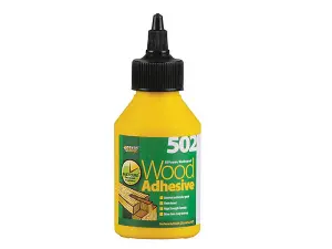 Everbuild WOODBOT125 502 All Purpose Weatherproof Wood Adhesive 125ml EVBWOODBO125