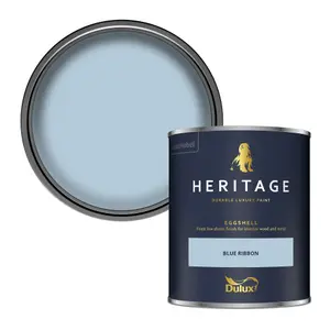 Dulux Trade Heritage Blue Ribbon Eggshell Wall paint, 750ml