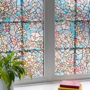 d-c-fix Venetian Garden Self Adhesive Window Film for Privacy and Décor 2m(L) 45cm(W)