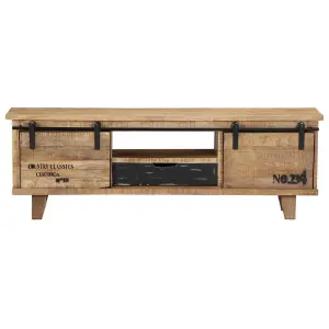 Berkfield TV Cabinet 120x30x40 cm Solid Mango Wood