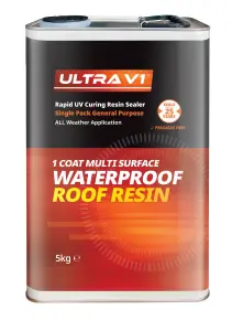 Ultra V1 Multi-Surface Waterproof Roof Sealer Resin Paint - 5kg