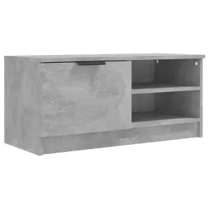 Berkfield TV Cabinets 2 pcs Concrete Grey 80x35x36.5 cm Engineered Wood