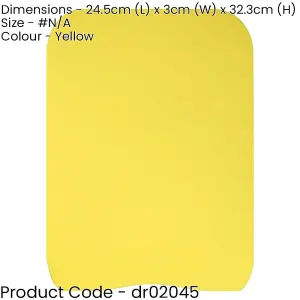 242x325mm Yellow Swimming Pool Float - EVA Foam Kids Holiday Swim Practice Board