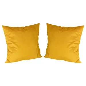 Square Velvet Cushions - 55cm x 55cm - Pack of 2