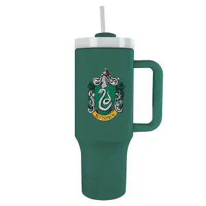 Harry Potter Slytherin Travel Mug Green/White (One Size)