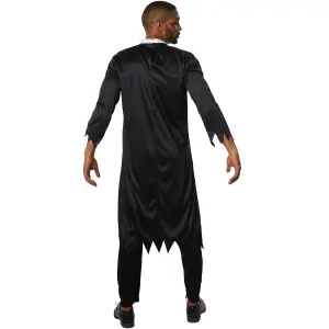 Scary Priest - Halloween fancy dress costume for men - black/red M